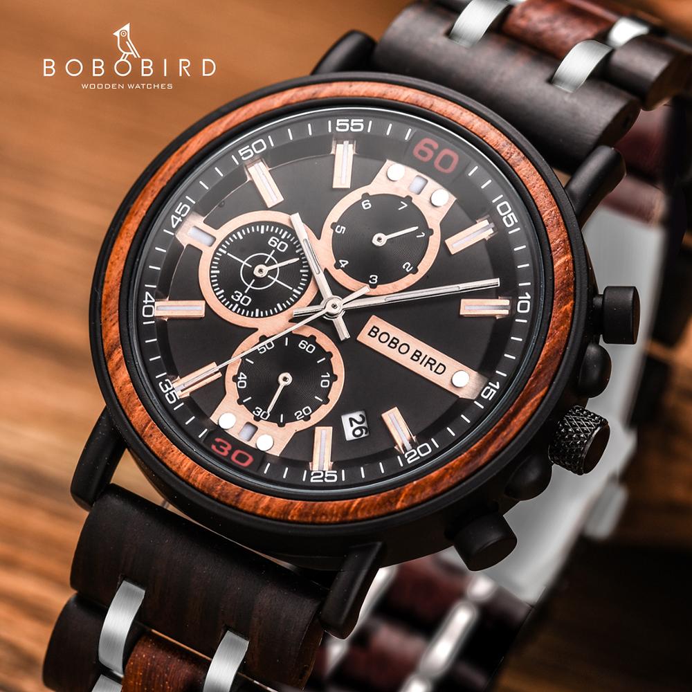 Luxury Watch Investment - Relogio Masculino BOBO BIRD Wooden Watch