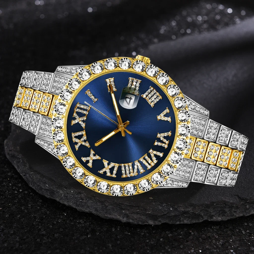 Luxury Watch Investment - Iced Out Watch Men Luxury Brand