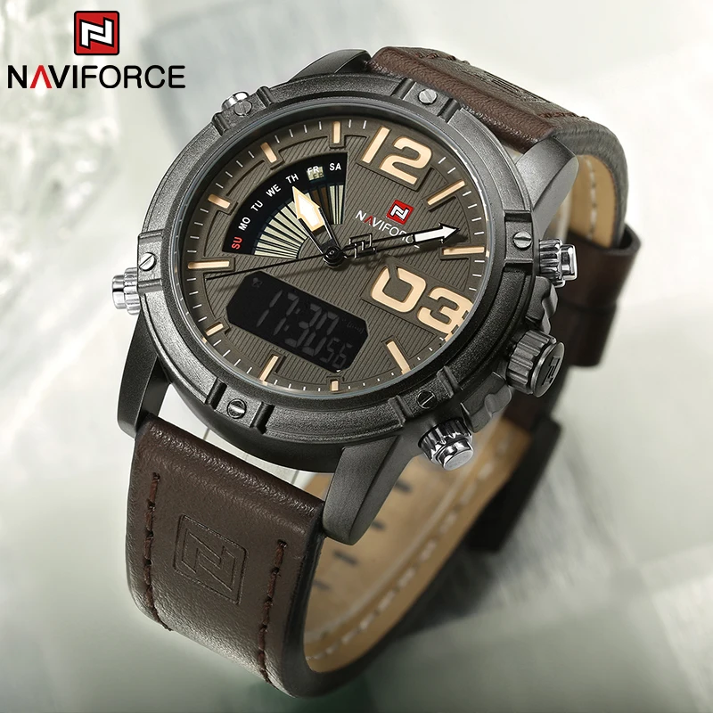 Luxury Watch Investment - NAVIFORCE Top Brand Men Watch Multifunction